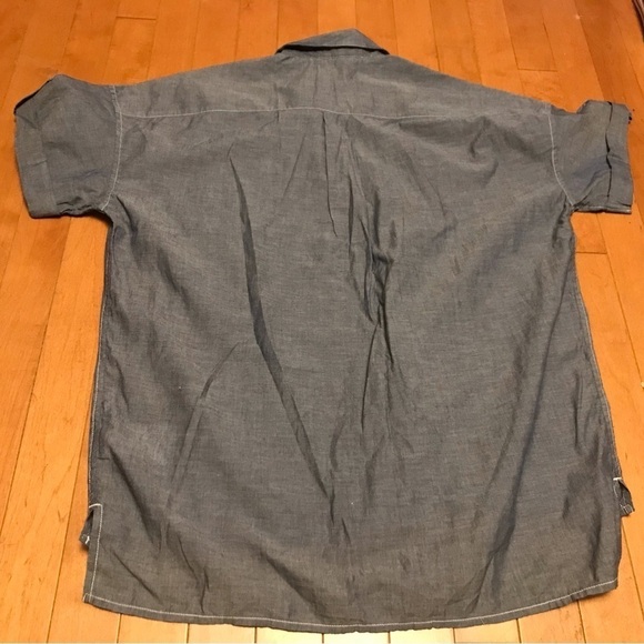 Womens Gap Size Small Soft Cotton Blue Tunic Top with Pockets Oversized Boxy EUC - Picture 9 of 9